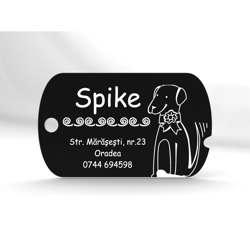 Medalion Top Dog crestat