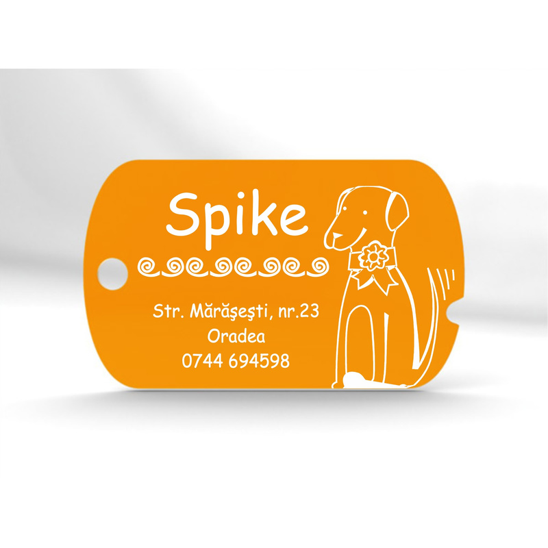 Medalion Top Dog crestat