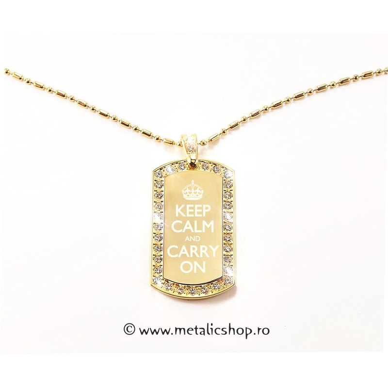 Medalion Keep Calm LUX