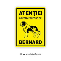Placheta Atentie Obiectiv Protejat!