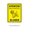 Placheta Atentie Obiectiv Protejat!