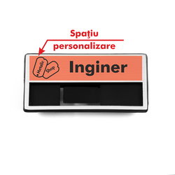 Ecuson personalizabil cu locas