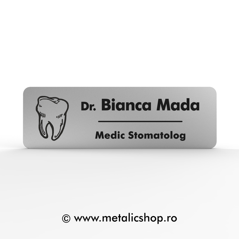 Ecuson cu nume "Stomatolog"