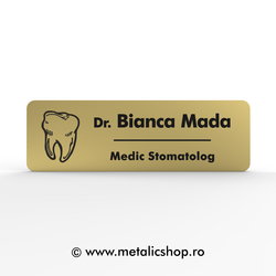 Ecuson cu nume "Stomatolog"
