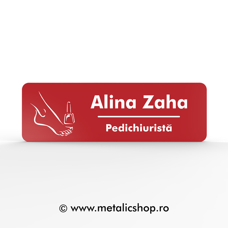 Ecuson cu nume Pedichiura