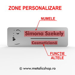 Ecuson cu nume Make-up Artist