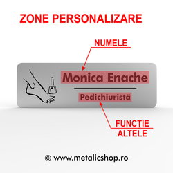 Ecuson cu nume Pedichiura