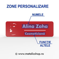 Ecuson cu nume Make-up Artist