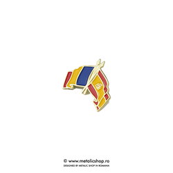 Insigna Romania - Spania Incrucisat