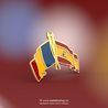 Insigna Romania - Spania Incrucisat