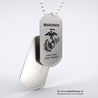 Set medalion militar Marines inox