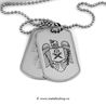 Set medalion militar Politia inox
