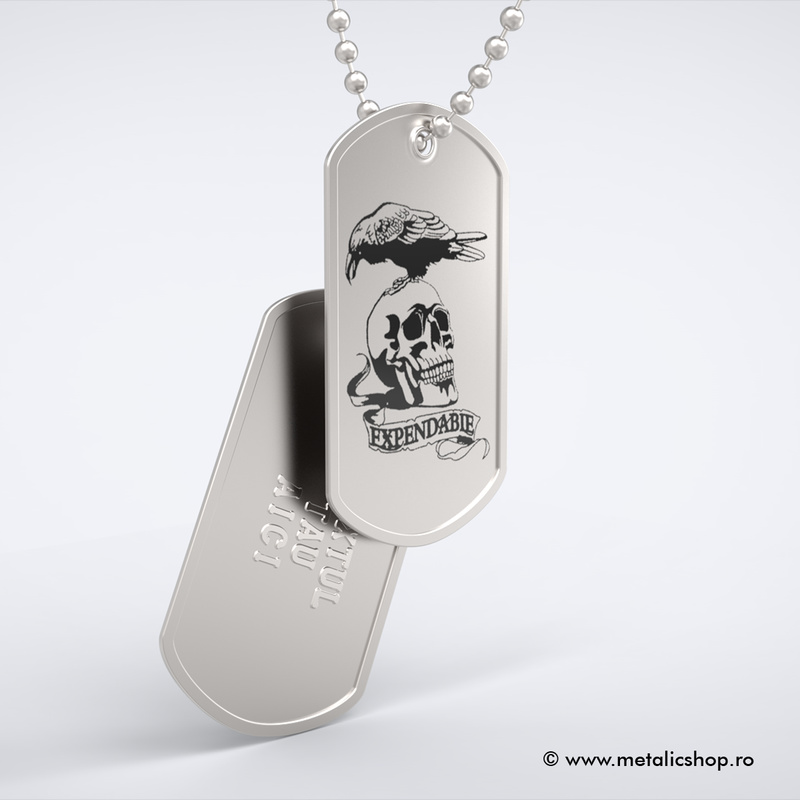 Set medalion Expendables inox