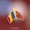Insigna Romania - China Incrucisat