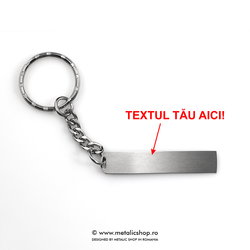 Breloc inox personalizabil