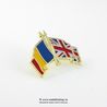 Insigna Romania - Marea Britanie Incrucisat