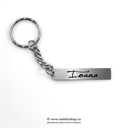 Breloc inox personalizabil