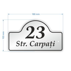 Numar de casa Carpati