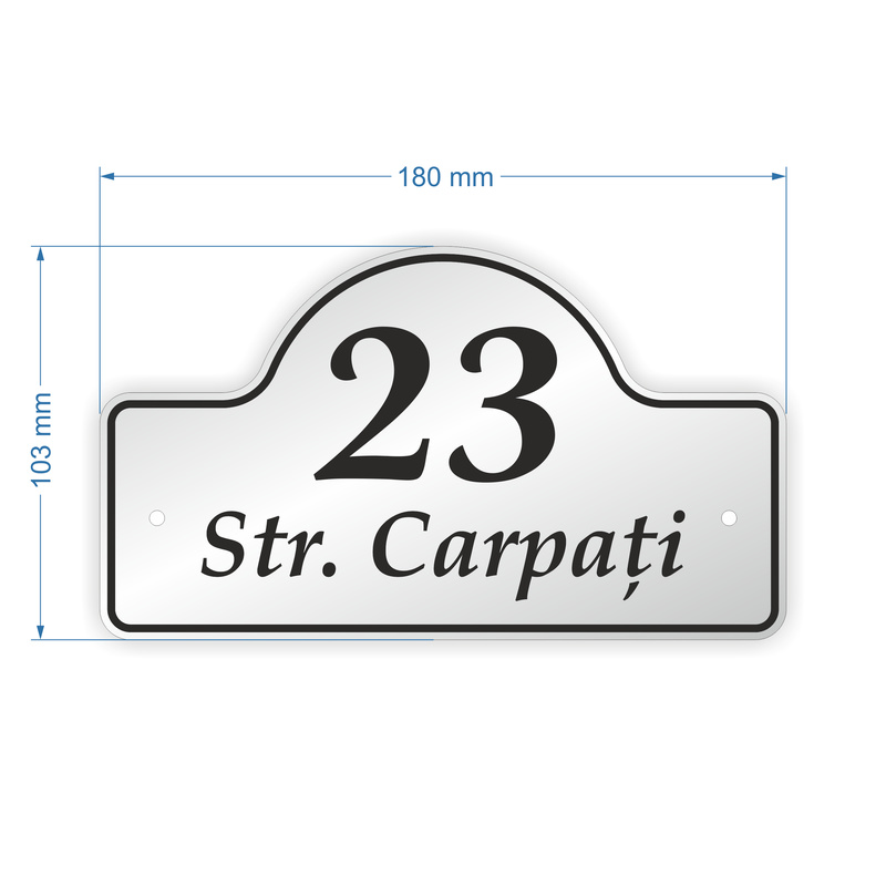 Numar de casa Carpati