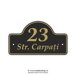 Numar de casa Carpati
