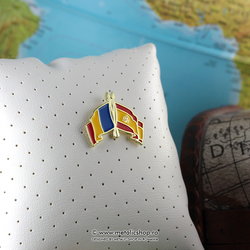 Insigna Romania - Spania Incrucisat