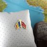 Insigna Romania - China Incrucisat