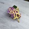 Cake topper Sweet 18