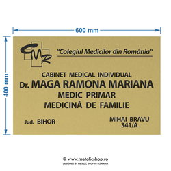 Placheta exterior Medici