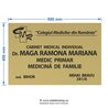 Placheta exterior Medici