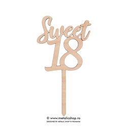 Cake topper Sweet 18