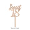 Cake topper Sweet 18