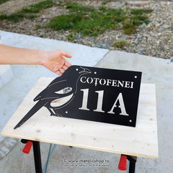 Numar de casa metalic