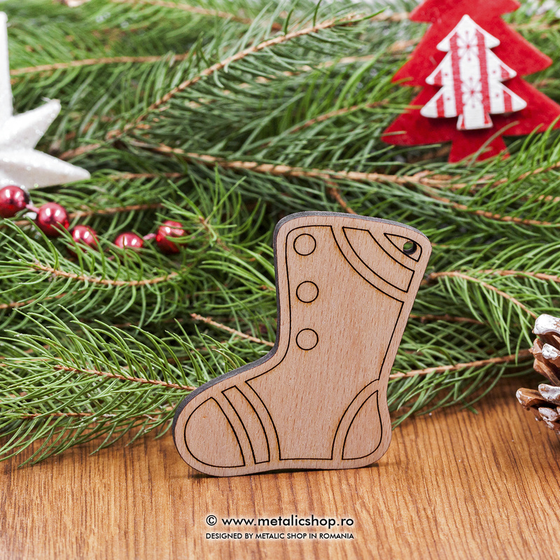 Decoratiune brad ciorapel