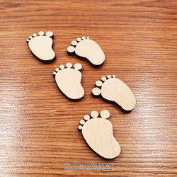 Set picioruse din lemn