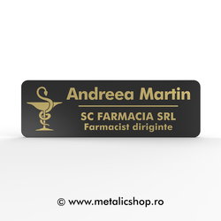 Ecuson cu nume "Farmacie"