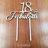Cake topper 18th and Fabulous