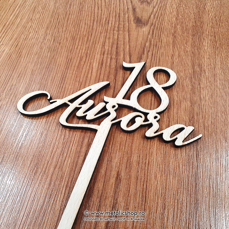 Cake topper personalizat