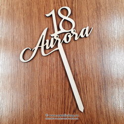 Cake topper personalizat