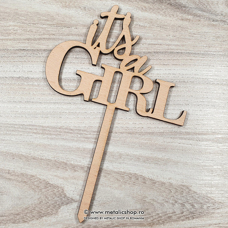 Cake topper It's a girl