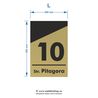 Numar de casa Pitagora