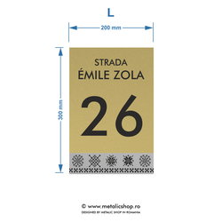 Numar de casa Zola