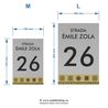 Numar de casa Zola
