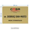 Placheta exterior Stomatologi marimea M