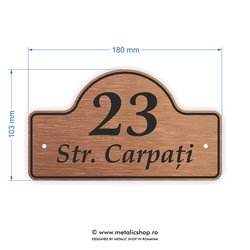 Numar de casa Carpati