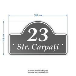 Numar de casa Carpati