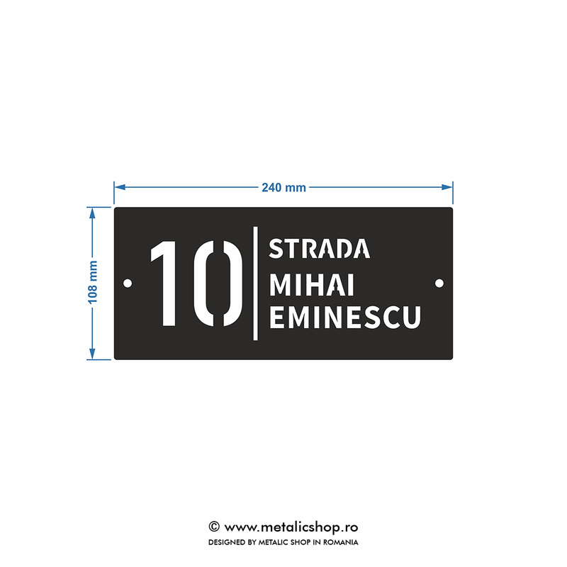 Numar de casa Eminescu