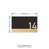 Numar de apartament model 16