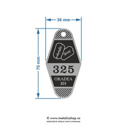 Breloc hotel/pensiune model 3