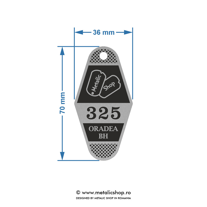 Breloc hotel/pensiune model 3