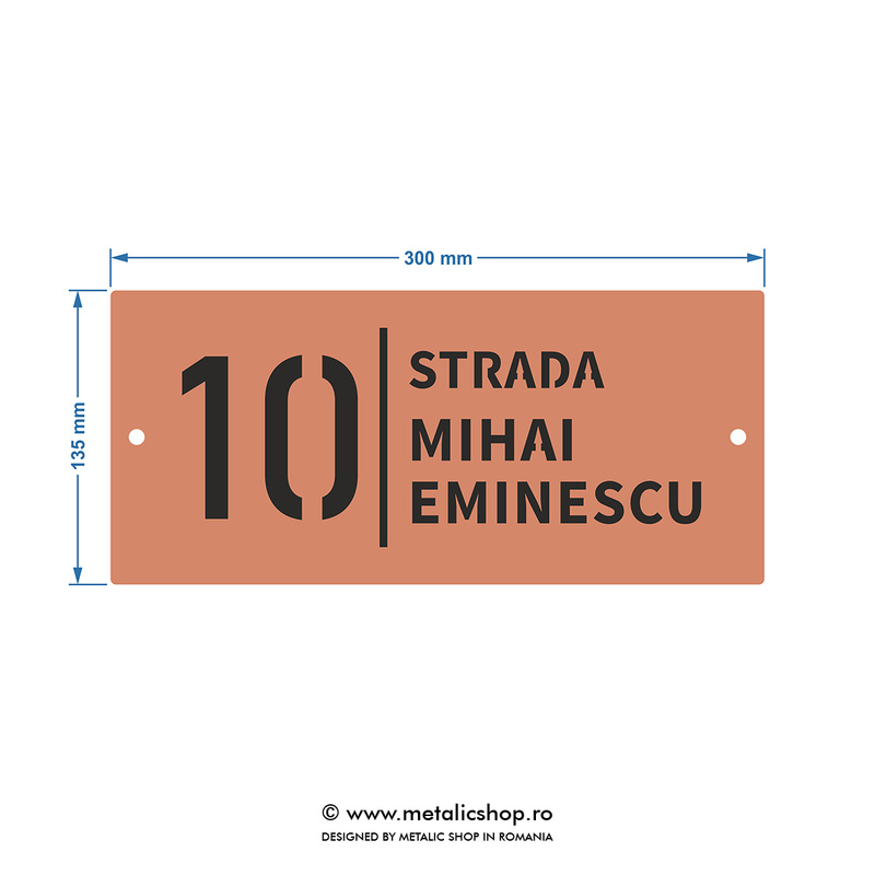 Numar de casa Eminescu